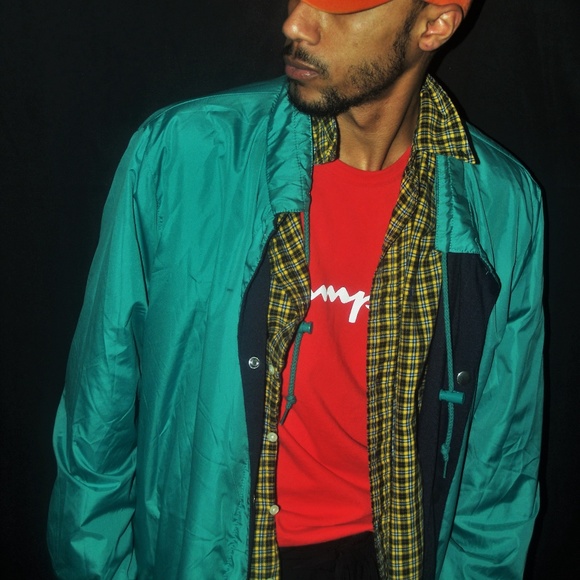 Reversible VINTAGE Windbreaker, - Picture 1 of 4
